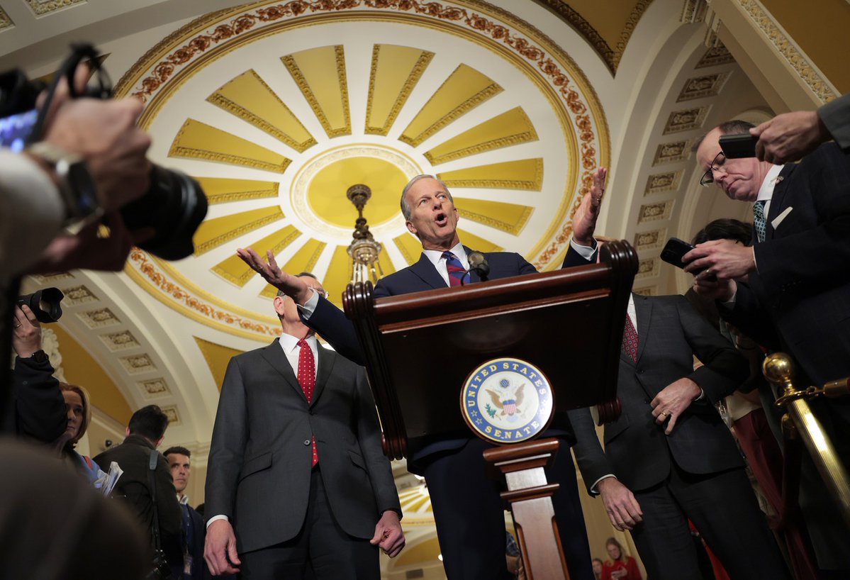 U.S. Senate chamber ahead of votes on dueling health care plans