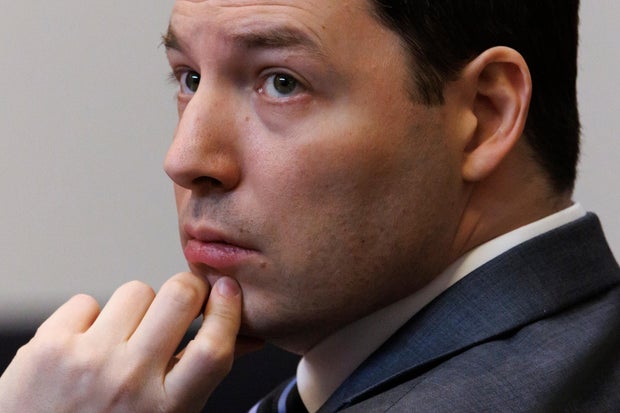 Brendan Banfield during his double murder trial in Fairfax County Circuit Court on Jan. 14, 2026, in Fairfax, Va.