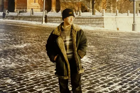 A young Steve Rosenberg in Moscow around 1989-1990.