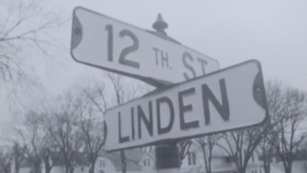 Street signs at 12th and Linden in Wahoo, Nebraska, where Mary Kay Heese was last seen in 1969