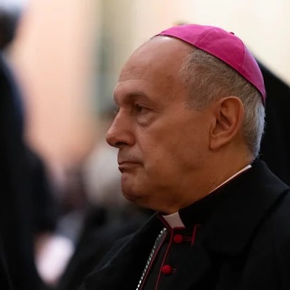 Archbishop Gabriele Caccia in 2022. - Lev Radin/Pacific Press/LightRocket via Getty Images